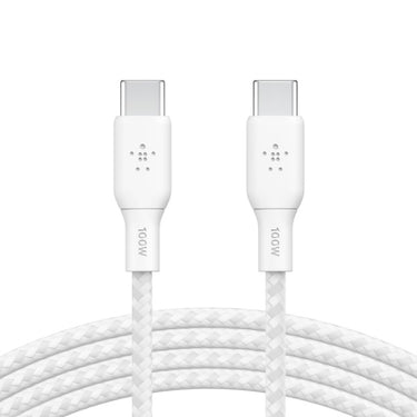 Belkin BoostCharge USB-C to USB-C Cable (2 Pack) 100W - White